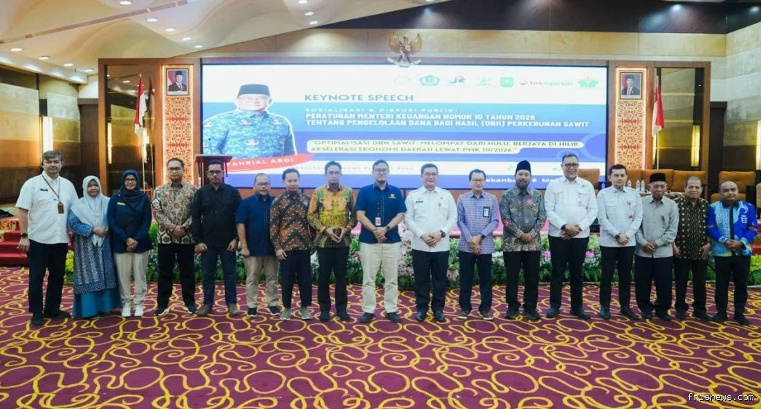 Riau bakal terima DBH sawit 2026 sebesar Rp756 miliar 