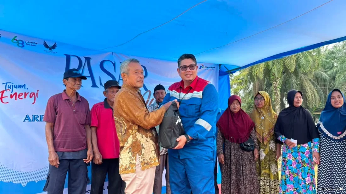 400 keluarga peroleh paket sembako murah dari Pertamina Hulu Rokan 