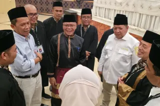Ketua LPTQ Riau tinjau  arena perlombaan hari pertama MTQ XLIV tingkat Provinsi Riau