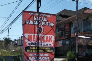 Advokat Aqtia: Perlu pertemuan dengan warga untuk persetujuan pasang spanduk penolakan rencana pembangunan Jalan Tol Padang-Bukittinggi 